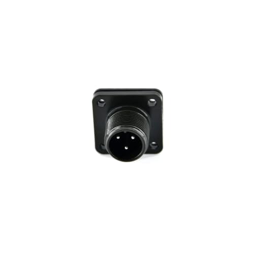 MS3102A10SL-3P Industrial Circular Heavy-Duty Connector, MIL-DTL-5015 Series Threaded Connector 3 Pin Contacts Solder Male Box Mounting Receptacle, 10SL Shell Size for Machinery and Equipment - size: MS3102A10SL-3P