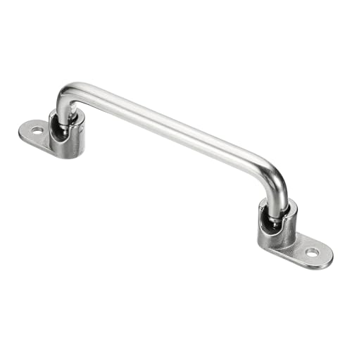 uxcell 304 Stainless Steel Folding Pull Handle (Hole Distance 6") - size: 6 Inch