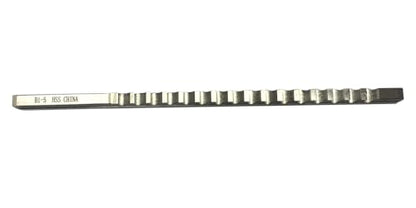 Keyway Broach B1-5mm High Speed Steel for CNC Cutting Machine Tool - size: B-5mm