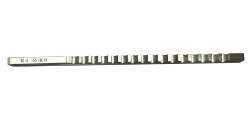 Keyway Broach B1-5mm High Speed Steel for CNC Cutting Machine Tool - size: B-5mm