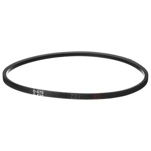 HARFINGTON Z-27 Z Type V-Belt 670mm/27 Inner Length x 0.39" Width x 0.24" Height, Z-Type Closed-Loop Rubber Transmission Belt - size: Z-27