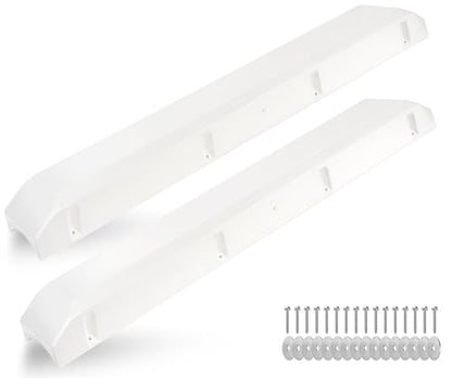 Boat Dock Bumpers for Edge/Piling,Dock Bumpers for Post/Pylon/Straight Edge - style: 2Pack-White