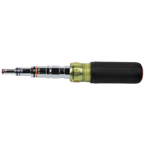 Klein Tools 32809MAG 9-in-1 Magnetic Multi-Nut Driver Tool, SAE Sizes - style: 9-in-1 Nut Driver