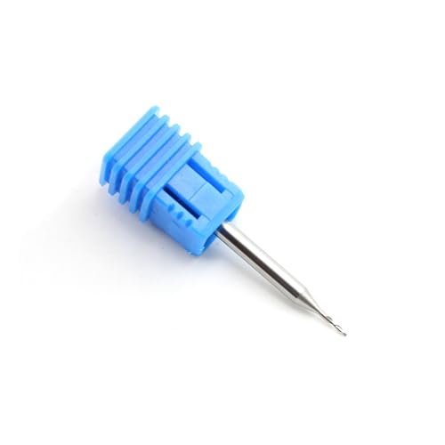 TMAX 1/32" Carbide Downcut Inlay Router Bit CNC End Mill DeepHole 1/8" Shnk - size: 1/32"Deep
