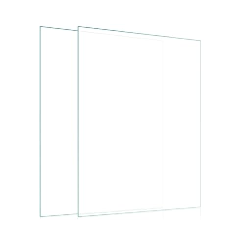 Egofine 4x6 Heat-Strengthened Glass Replacement for Picture Frame (Crystal Clear, 2 Pack), Replacement Glass for 4 by 6 Photo Frame - size: 4x6