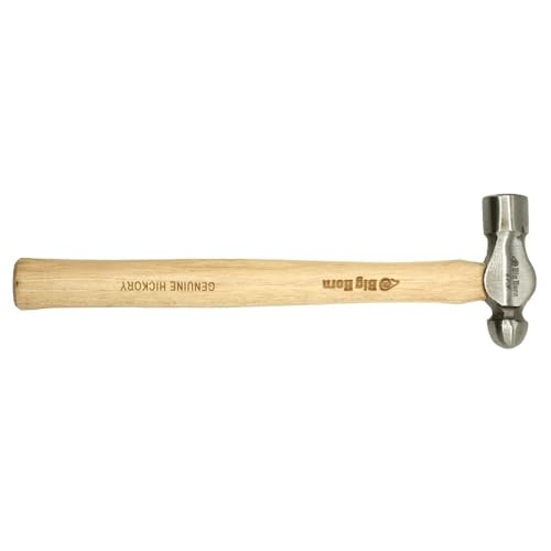 Big Horn 15128 8 Oz Ball Pein Hammer with Hickory Handle