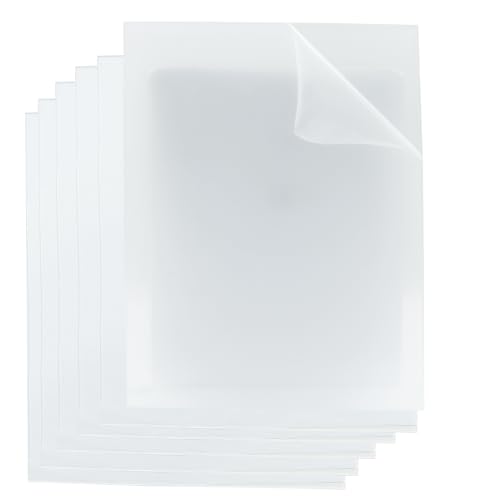 Hitefu 6 Pack Clear Acrylic Sheets 0.08" Thick 6" x 8" - size: 6" x 8" x 2mm