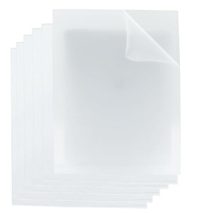 Hitefu 6 Pack Clear Acrylic Sheets 0.08" Thick 6" x 8" - size: 6" x 8" x 2mm