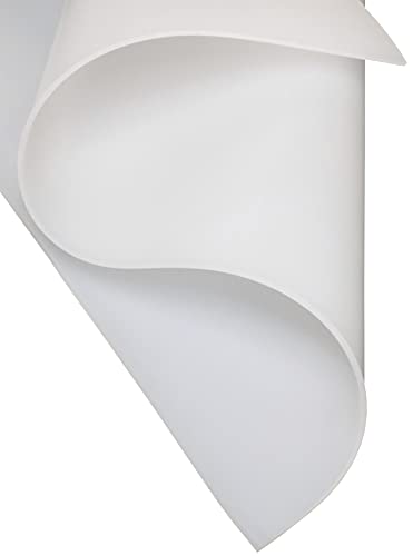 Silicone Rubber Sheet, 50A Durometer, Made in The USA, 1/16 inch Thick, 9” x 12” (1.6mm x 230mm x 305mm