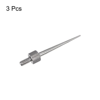 HARFINGTON 3pcs Needle Point Contact Points R0.3 M2.5 Thread 22mm Length 303 Stainless Steel Pointed Head for Dial Digital Indicators Depth Gauge - size: R0.3x22mm