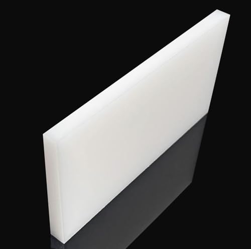 High-Density Polyethylene (HDPE) Plastic Sheet 1/8" Thick 8" X 12"- White HDPE Sheet,for Machining, Home Improvements, DIY Projects, Engineering,High-Density Polyethylene Plastic Block (Pack of 1) - color: White, size: 8"x12"x1/8"