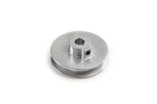 Terre Products, Heavy Duty 3" V-Groove Drive Pulley, Precision 1/2" Bore, Robust Z3A Zinc Alloy Die Cast Pulley