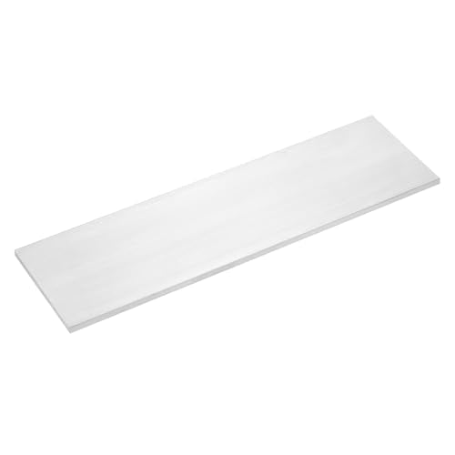 MECCANIXITY Square Aluminum Flat Bar, 15/64" (6mm) Thick x 3-15/16" (100mm) Width x 13" (330.2mm) Long 6063 Aluminum Flat Plate Solid New Mill Stock Silver for Industrial Building - size: 15/64" x 3-15/16" x 13"