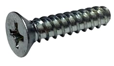 #2 x 5/16" Phillips Flat Head 48-2 Thread Forming Screws, Zinc, 10000 Pack - size: #2 x 5/16", style: Bulk