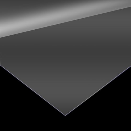 Beeveer 1 Pcs Clear Polycarbonate Sheet 48 x 192 Inch Plastic Panel Roll - size: 48 x 192 inches