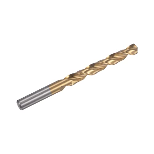 HARFINGTON Twist Drill Bit 11.9mm Titanium Coated (HSS-E) M42 High Speed Steel 8% Cobalt Straight Shank for Stainless Steel Aluminum Alloy Metal - size: 11.9mm