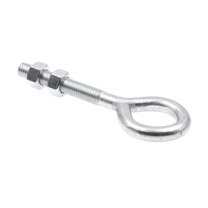 Prime-Line 9066972 Eye Bolts with Nuts, 1/2 in.-13 x 6 in., Zinc Plated Steel (10 Pack)