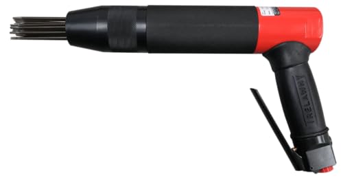 CS Unitec | 199.2003 | Trelawny Low-Vibration VL203 Pistol-Gripped Needle Scaler. 8X Less Vibration, All-Steel Construction, Powerful Performance, 19 Needles - Made in England