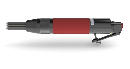 CS Unitec | 199.2103 | Trelawny Low-Vibration VL223 Inline-Gripped Needle Scaler. 8X Less Vibration, All-Steel Construction, Powerful Performance, 19 Needles - Made in England