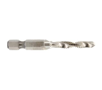 Drill America m8 X 1.25 Combined Drill Tap and Countersink with 1/4" Quick Change Hex Shank - size: m8 X 1.25