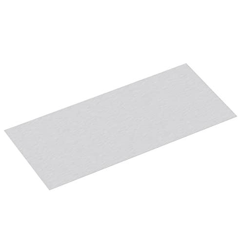 uxcell 6061 Aluminum Sheet, 300mm x 150mm Rectangle Aluminum Plate 0.5mm Thick Flat Metal Stock with Protective Film - size: 300mmx150mmx0.5mm
