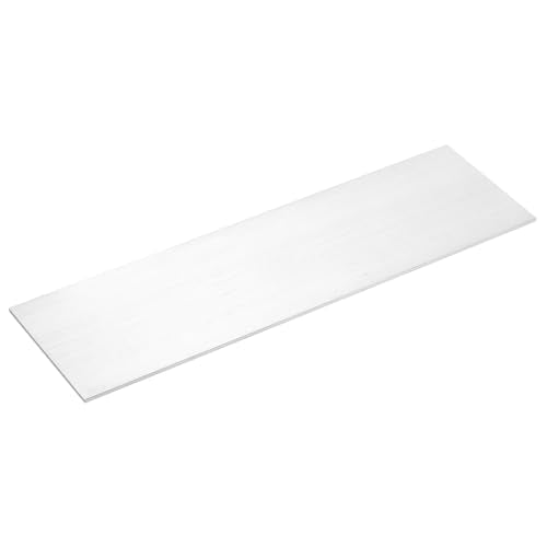 MECCANIXITY Square Aluminum Flat Bar, 3/32" (3mm) Thick x 3-15/16" (100mm) Width x 13" (330.2mm) Long 6063 Aluminum Flat Plate Solid New Mill Stock Silver for Industrial Building - size: 3/32" x 3-15/16" x 13"