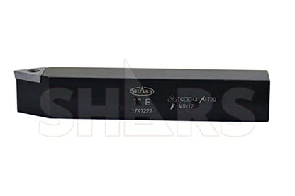 Shars (5 Pcs) 1" Indexable Carbide TCMT Insert Turning Tool Set 404-1044 L] - size: 1" 404-1044