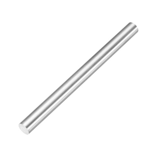 MECCANIXITY Round Steel Rod 7.6mmx100mm HSS Lathe Bar Stock Tool Metal - size: 7.6mm x 100mm