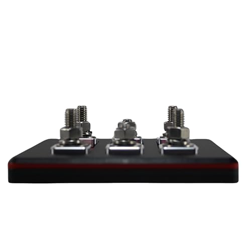 3 Spot Heavy Duty ANL Fuse Distribution Block w/Acrylic B2 Audio Cover (3 Spot) - size: 3 Spot