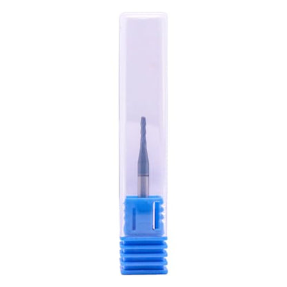 4 Flute Solid Carbide Ball Nose End Mill Set(5Pcs, 1/16"), AlTiN Coated - size: 1/16"