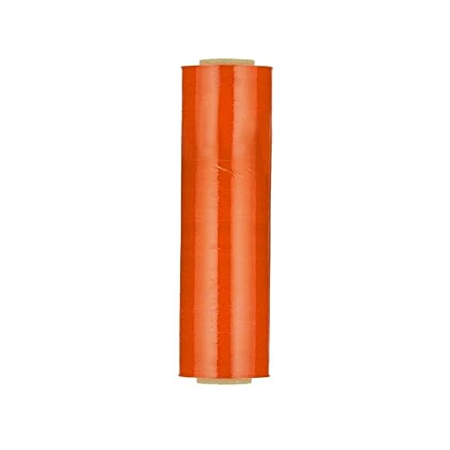 PSBM 20 Rolls 20 Inch x 5000 Feet 80 Gauge Orange Machine Stretch Film/Wrap, Heavy Duty Industrial Strength Shrink Plastic Wrap for Moving, Packing, Shipping, Pallet Wrapping & Storage - color: Orange, size: 20 Rolls