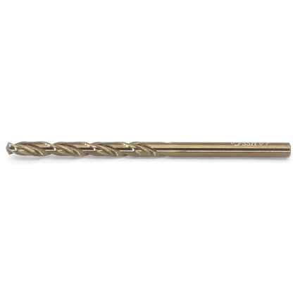Metric Cobalt Drill Bits 4mm 10PCS, M35 high Speed Steel, high Hardness Straight Shank Drill, Mechanical or Hand Drill for Drilling, Suitable for Stainless Steel, Iron, Copper and Aluminum. - size: 4 mm (10 Count)