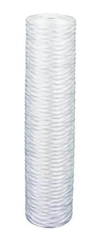 Pentair Pentek WP25BB20P Big Blue Sediment Water Filter, 20-Inch, Whole House Polypropylene String-Wound Filter Cartridge, 20" x 4.5", 25 Micron - style: 25 Micron