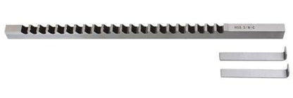 Accusize 3/8 in Style C HSS Keyway Broach, 5000-0022 - size: 3/8 in -C