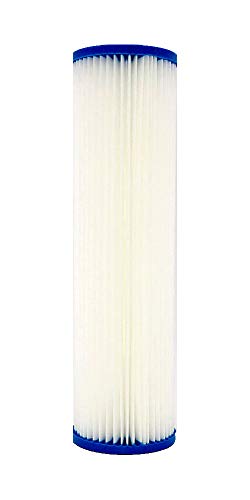 IPW Industries Inc. 20 Micron Pleated Water Filters - Ideal 9.75" X 2.75" Sediment Water Filter Replacement - Compatible with WattsWater (WPC20-975) - size: 1 Count