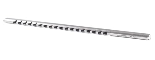 Accusize 1/16 in Style A HSS Keyway Broach - size: 1/16 in -A