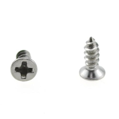 TAODAN 200PCS 2x6mm Small Household Stainless Steel Screws Phillips Flathead Wood Screws DIY Screws for Kitchen and Office Decorative Boxes and Pictures Decorative Accessories - size: 6