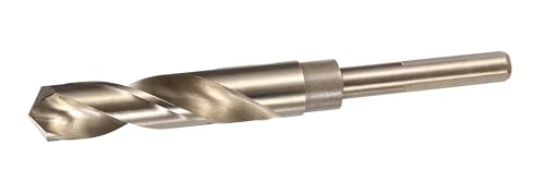 NACX 18mm Reduced Shank Cobalt Drill Bit, HSS 6542 High-Speed Steel Twist Drill Bits with 1/2” Shank for Stainless Steel Alloy Metal Plastic Wood - size: 18mm