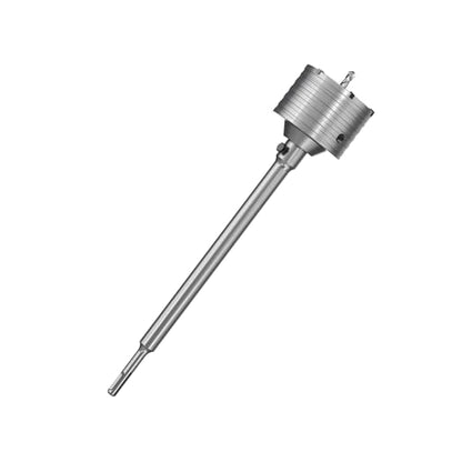 HUHAO Professional 3-1/8" (80mm) Concrete Hole Saw with 330mm Round Shank, Masonry Hole Cutter Set for Concrete, Brick, Cement, Stone, Wall Drilling - size: 3-1/8"(80mm)