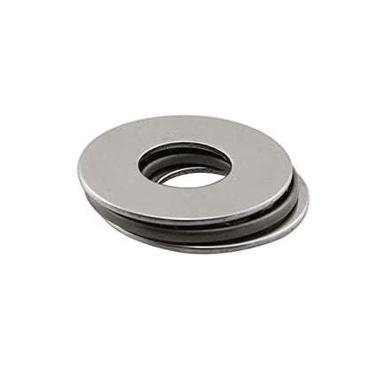 2 Sets AXK1024 Thrust Needle Roller Bearings with Washers 10mm Bore 24mm OD 4mm Width (2 x Bearings + 4 x Washers) - size: AXK1024