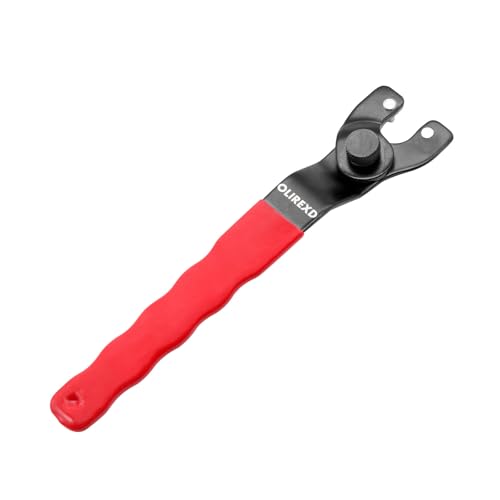 OLIREXD Angle Grinder Universal Adjustable Pin Wrench for Angle Grinder Machine (1, Red) - color: Red