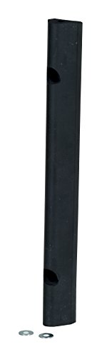 Vestil M-2-18 Extruded Rubber Fender Bumper 18 In. x 2 In. x 1-3/4 In. Black - size: 18" L, 2" W, 1.75" D