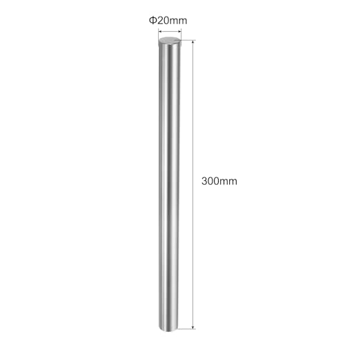 uxcell Linear Motion Rod Shaft Guide 20mm x 300mm (0.787" x 11.8") - size: 20mm x 300mm