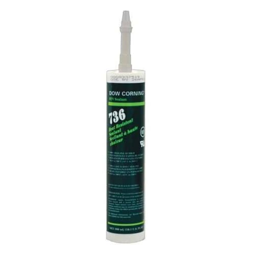 Dow Corning 2086433 736 Red Heat Resistant Sealant, -65 to 260 Degree C, 300 mL