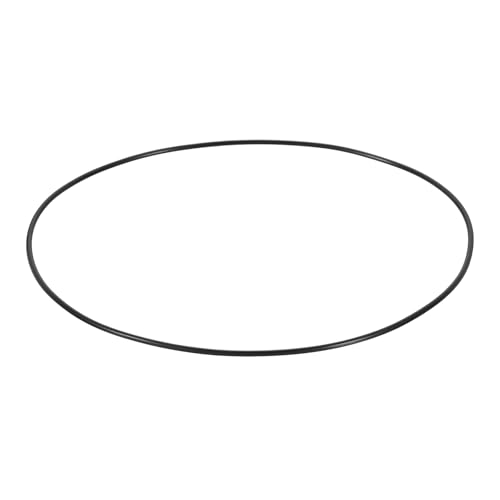 uxcell 10Pcs AS-050 O-Rings, Nitrile Rubber O-Rings 5-1/4" ID, 5-3/8" OD, 1/16" Width Round Sealing Gasket for Automotive Machine Plumbing Sealing Repair (70 Durometer, Black) - size: 5-1/4" ID, 5-3/8" OD, 1/16" Width