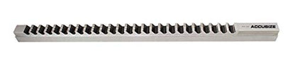 Accusize Industrial Tools 20mm Style F, Hss Keyway Broach, Length of Cut: 1-6'', 3 Shims, 5001-0026 - size: 20mm-F