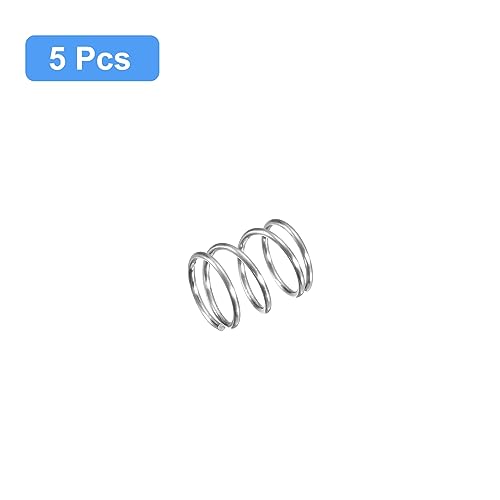 uxcell 5Pcs Compression Spring 304 Stainless Steel 9mmOD,0.8mmWD,10mmFL - size: 0.8mmx9mmx10mm