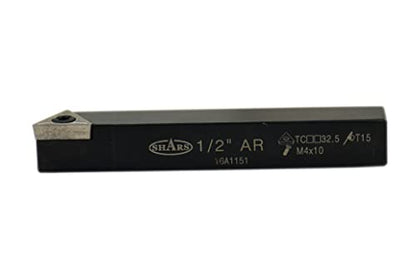Shars (5 Pcs) 1/2" Indexable Carbide Turning Tool Set 404-1041 P] - size: 1/2" 404-1041