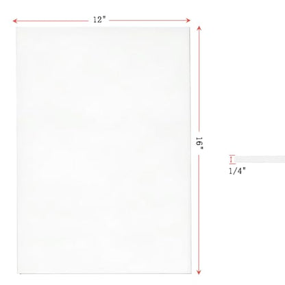 12"x 16"x 1/4" Thick High Temperature Gasket Paper,Ceramic Fiber Gasket Material Fireproof Insulation Sheet for Pellet Stove,Wood Stove,Kiln,Boiler,RV Furnace Gaskets,White 4 Pcs - size: 12"x 16"x 1/4"x6