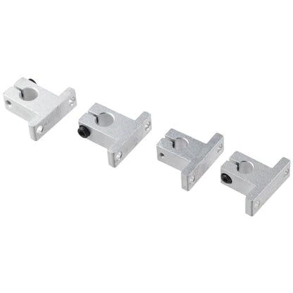 4Pcs SK10 Linear Rod Rail, 10mm Shaft Support, Linear Motion Guides, Axis Vertical, Bracket/Bearing, Aluminum Frame Polished Rod Holder